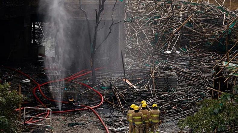 Hong Kong Yangınında İhmaller Zinciri: 13 Kişi Gözaltında