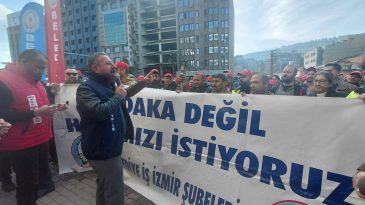 İzmir B&uuml;y&uuml;kşehir Belediyesi'nde Bir Sendikal Eylem: Tarih Bekliyoruz!