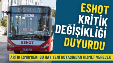 İzmir'deki 5 No'lu Hat Yeni G&uuml;zergahıyla Hizmete Girecek