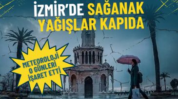 İzmir'e G&ouml;k G&uuml;r&uuml;lt&uuml;l&uuml; Sağanak Yağış Geliyor: Meteoroloji Tarih Verdi