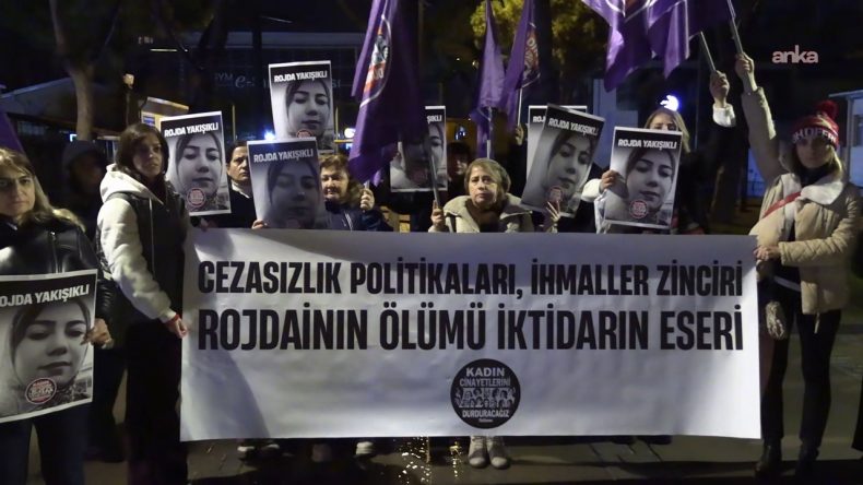 İzmir’de Rojda Yakışıklı Eylemi: 11. Yargı Paketi ile Kadınların Mezarlarına Gül Diktikleri Anlar