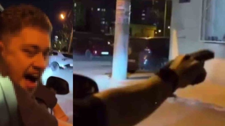 İzmir&rsquo;de Sokak Ortasında Tabancayla Ateş A&ccedil;an Ş&uuml;pheli G&ouml;zaltına Alındı