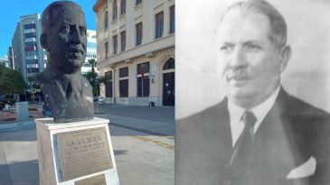 İzmir&rsquo;e Damga Vuran Valinin Heykeli Bakımsız Haliyle Dikkat &Ccedil;ekiyor
