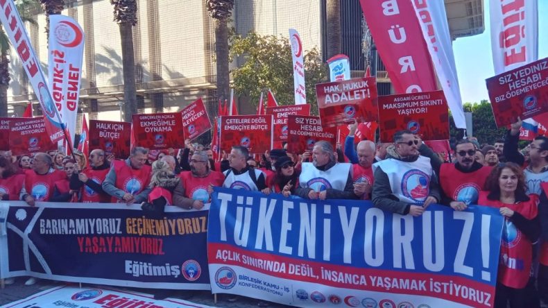 Kamu Emek&ccedil;ileri Grevde: İzmir'de Eylemin Adresi Konak