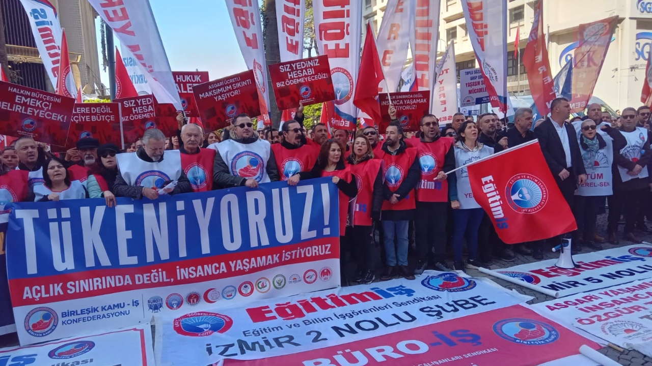 Kamu Emekçileri Grevde İzmir’de Eylemin Adresi Konak