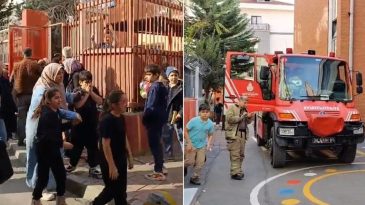Okulda Doğal Gaz Panik Yaşandı: &Ouml;ğrenciler Tahliye Edildi!