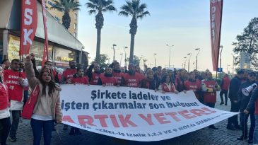 Sendika Duyurdu: İzmir B&uuml;y&uuml;kşehir İş&ccedil;ilerinin Gece Y&uuml;r&uuml;y&uuml;ş&uuml; Ertelendi