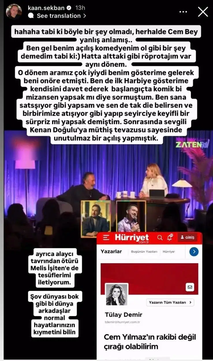 Cem Yılmaz ve Kaan Sekban