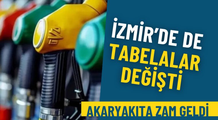 Akaryakıta Yeni Zam: İzmir'deki Tabelalar G&uuml;ncellendi