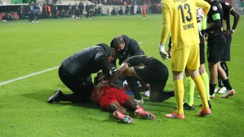 Amedspor'un Yıldızı Aldığı Darbeyle Yığıldı: 25 Dikiş Atıldı