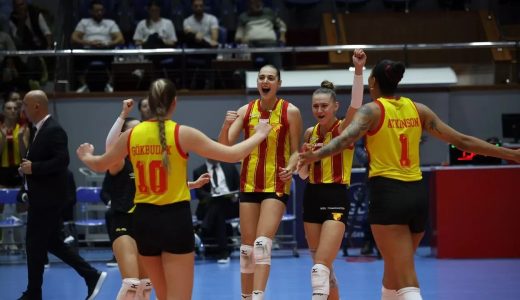 Aras Spor, G&ouml;ztepe'yi Beş Setlik M&uuml;cadelede Yenerek Galip Geldi