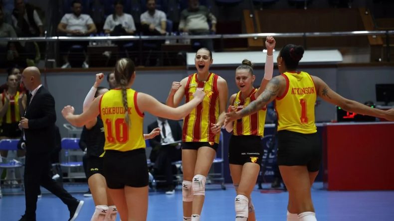 Aras Spor, G&ouml;ztepe'yi Beş Setlik M&uuml;cadelede Yenerek Galip Geldi