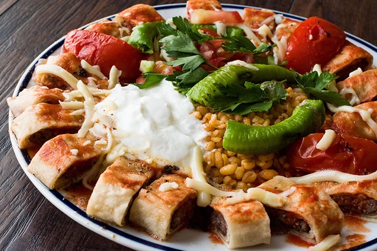 Beyti kebap hazırlığı