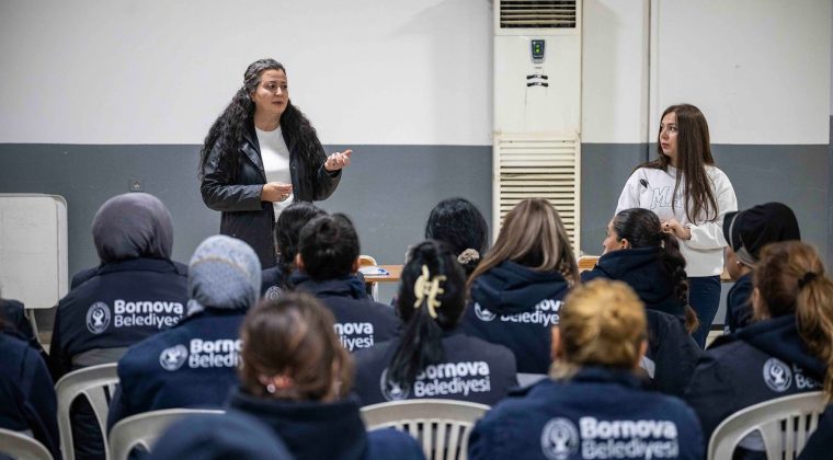 Bornova Belediyesi&rsquo;nden kadın &ccedil;alışanlara anlamlı destek