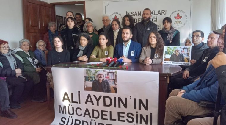 İnsan Hakları Savunucusu Ali Aydın İ&ccedil;in &Ccedil;ağrı: Aydınlatılana Kadar Takip&ccedil;isi Olacağız
