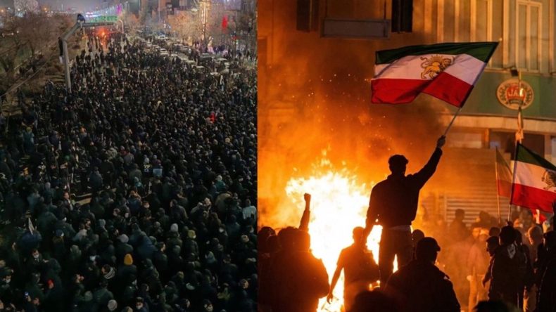 İran'da Protestolar 14. G&uuml;n&uuml;nde: 65 &Ouml;l&uuml;, 2 Bin 311 G&ouml;zaltı!