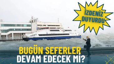 İZDENİZ'den 11 Ocak 2026 Seferleri Hakkında A&ccedil;ıklama