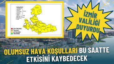 İzmir Valiliği'nden Ulaşımı Etkileyen Sağanak Yağış İ&ccedil;in A&ccedil;ıklama