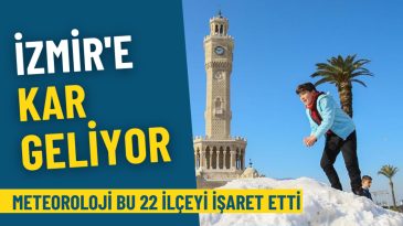 İzmir'de Kar Uyarısı: Meteoroloji 22 İl&ccedil;eyi Duyurdu