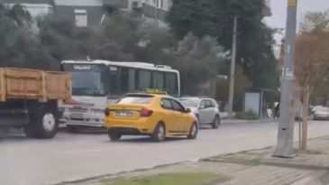İzmir'de Ters Yolda Giden Taksi S&uuml;r&uuml;c&uuml;s&uuml;ne 16 Bin TL Ceza: Ehliyeti Alındı