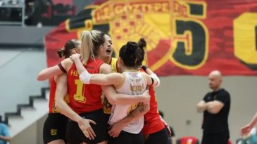 Ma&ccedil;ta zafer G&ouml;ztepe&rsquo;nin: Sarı-kırmızılılar set vermedi!