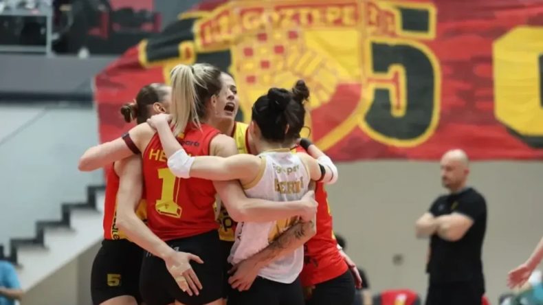 Maçta zafer Göztepe’nin: Sarı-kırmızılılar set vermedi!