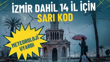 Meteoroloji'den Uyarı: İzmir İ&ccedil;in Sarı Kodlu Hava Durumu