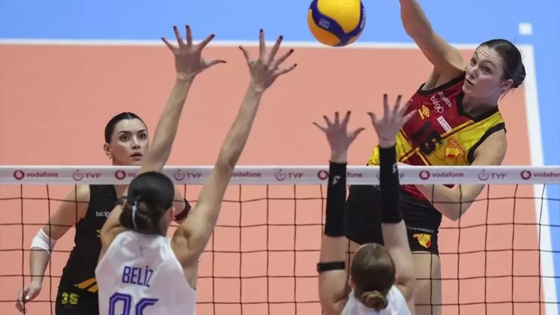 Sarı-kırmızılılardan g&uuml;&ccedil; g&ouml;sterisi: G&ouml;ztepe set vermedi