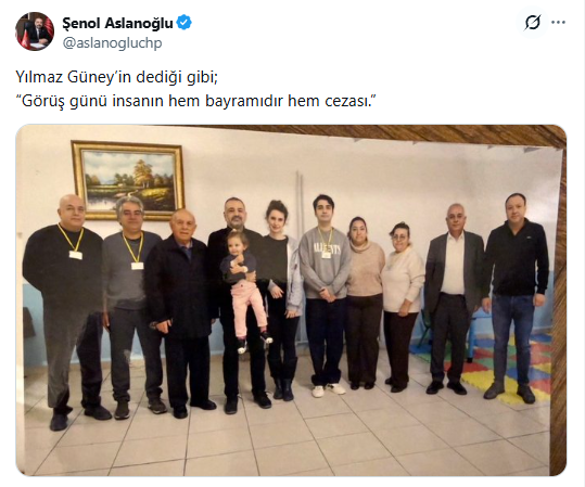 Şenol Aslanoğlu Aile Ziyareti