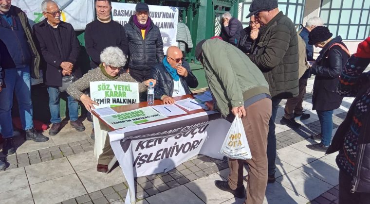 Basmane &Ccedil;ukuru i&ccedil;in İmza Masası Kuruldu: Kamuya Ait Olandan Feragat Edilmez!