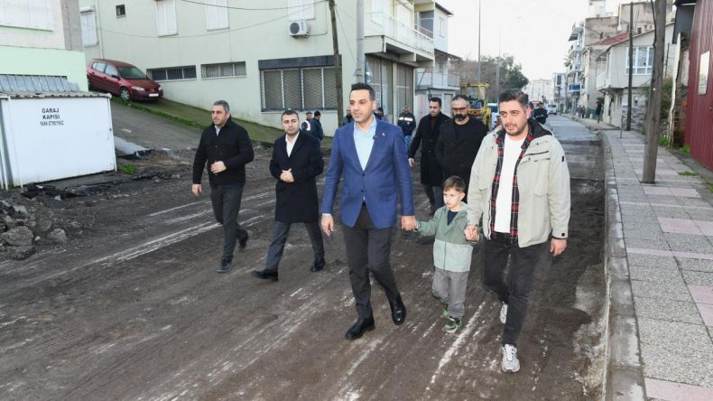 &Ccedil;iğli&rsquo;de Seferberlik: K&ouml;yi&ccedil;i ve Dere Caddesi Yenileniyor