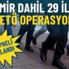 İzmir'de 29 İlde Eş Zamanlı Operasyon: 63 Ş&uuml;pheli G&ouml;zaltında