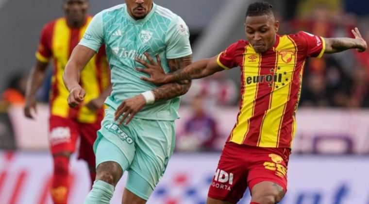 İzmir'de Gol sevinci yaşanmadı: G&ouml;ztepe Kayserispor 0-0'lık sonu&ccedil;la berabere kaldı