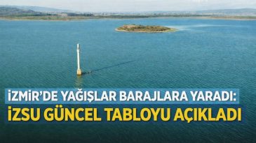 İzmir'de Yağışlar Barajlara Yaradı: İZSU G&uuml;ncel Verileri Paylaştı