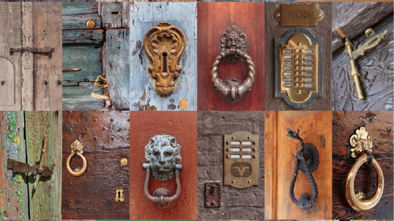 İzmir&rsquo;de Nostaljik Bir Detay: Kapı Tokmaklarının Gizli Mesajları!
