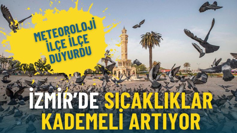 İzmir’de Sıcaklıklar Yükseliyor: Meteoroloji İlçe İlçe Son Durumu Açıkladı