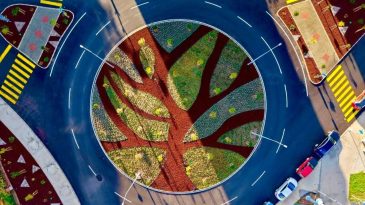 İzmir&rsquo;deki Kavşaklar Sanat Eserine D&ouml;n&uuml;ş&uuml;yor: G&uuml;venlik ve Estetik Bir Arada