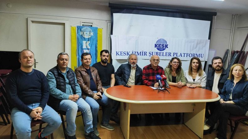 KESK İzmir'den Soruşturma Tepkisi: Sendikal Faaliyet Suç Değildir!