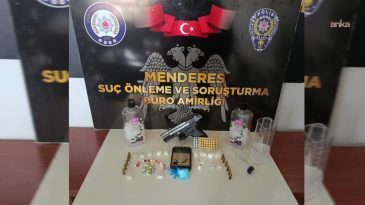 Menderes'te Uyuşturucu Operasyonu: Ara&ccedil; Cephanelik &Ccedil;ıktı