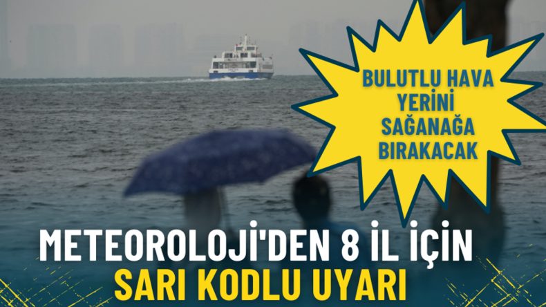 Meteoroloji'den Sarı Kodlu Uyarı: İzmir'de Bulutlu Hava Sağanağa Dönüşecek