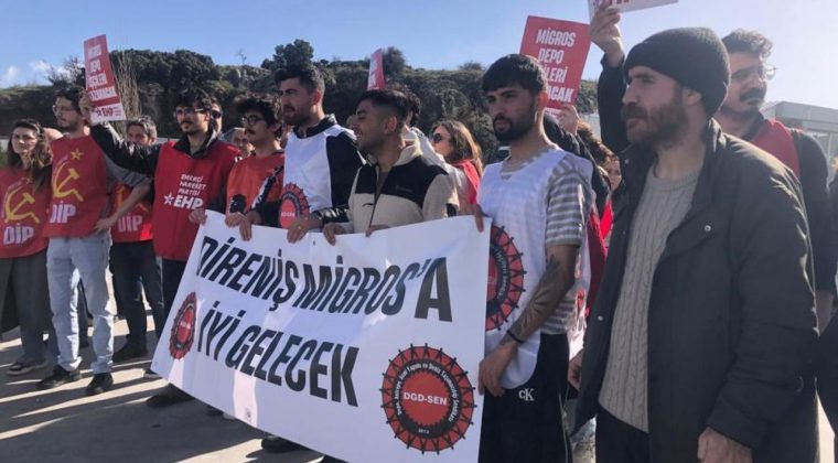 Migros Depo &Ccedil;alışanları Direnişte: İşe D&ouml;n&uuml;ş&uuml;m&uuml;ze İhtiyacımız Var