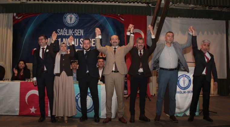 Sağlık-Sen İzmir 1 No&rsquo;lu Şube&rsquo;de Gencer Yılmaz G&uuml;ven Tazeledi