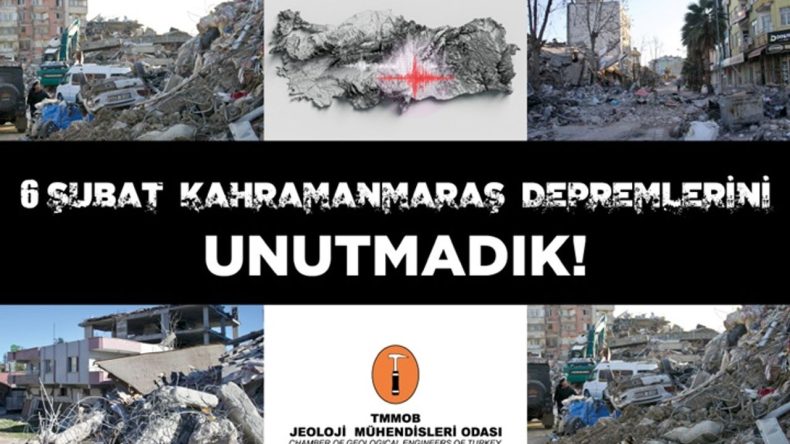 TMMOB Jeoloji M&uuml;hendisleri Odası'ndan 6 Şubat A&ccedil;ıklaması: Beklenen Adalet Sağlanamadı
