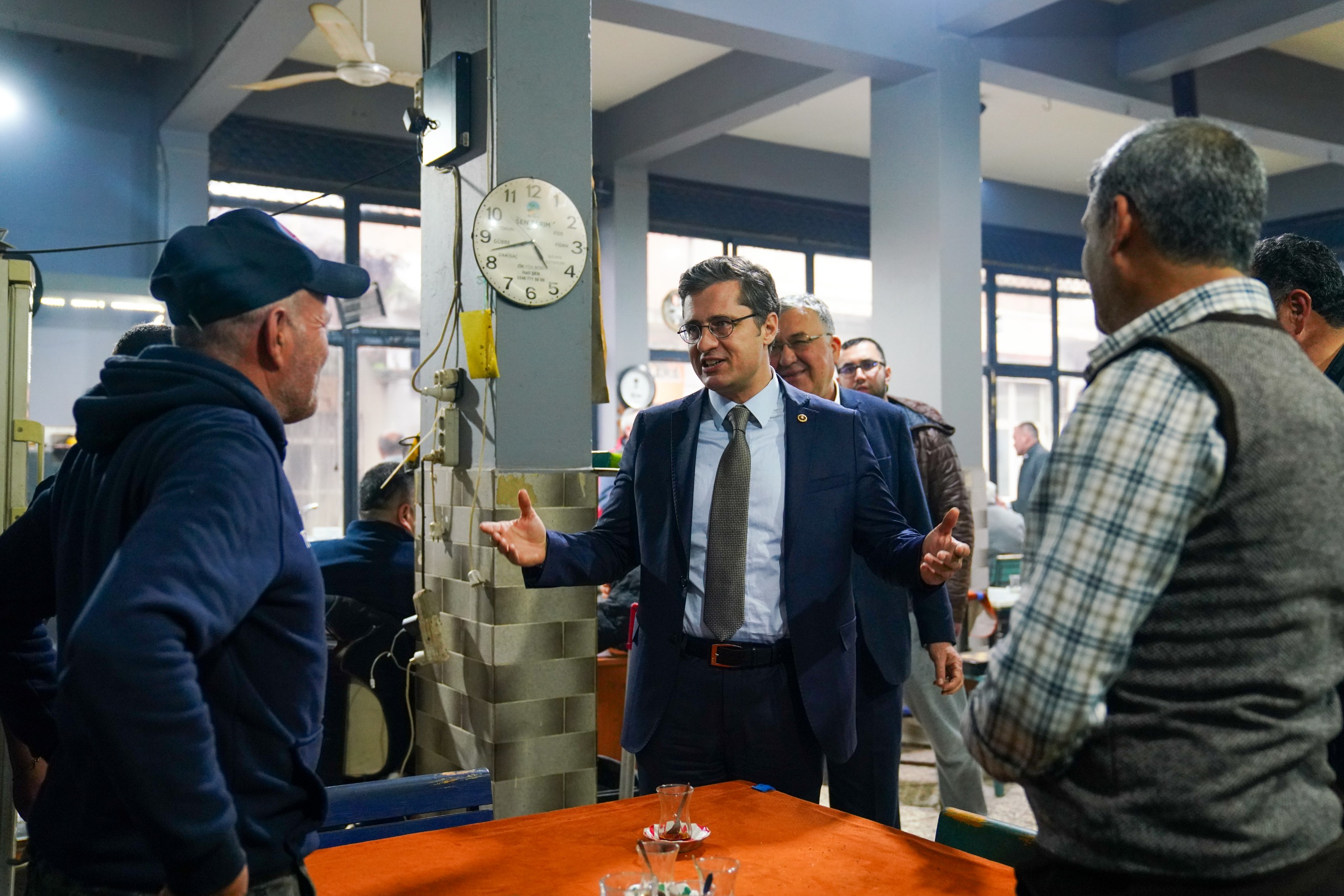 Tire'de esnaf buluşması