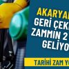 Akaryakıta geri &ccedil;ekilen zammın 2 katı geliyor: Tarihi zam yolda
