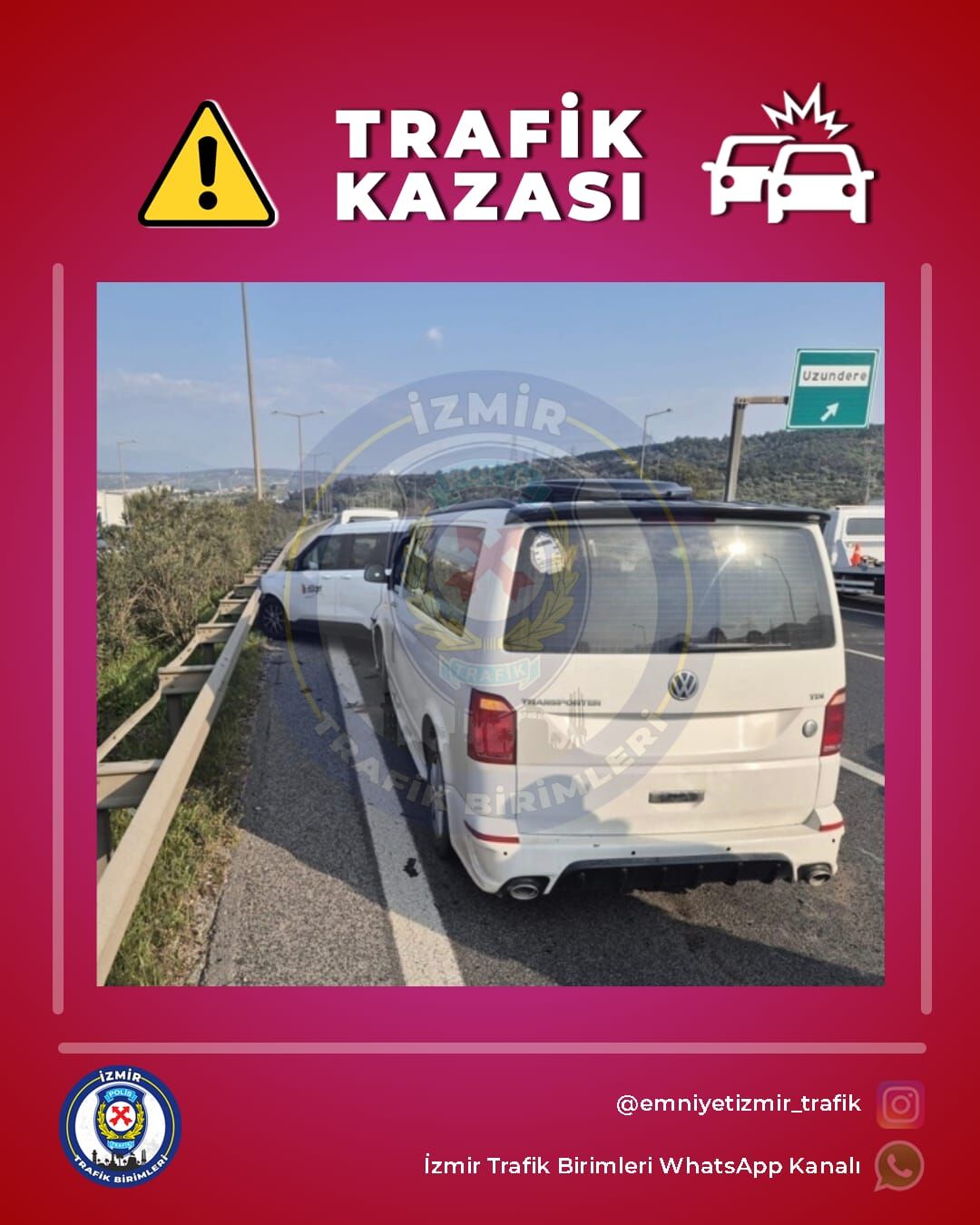 İzmir Emniyeti Trafik Uyarısı