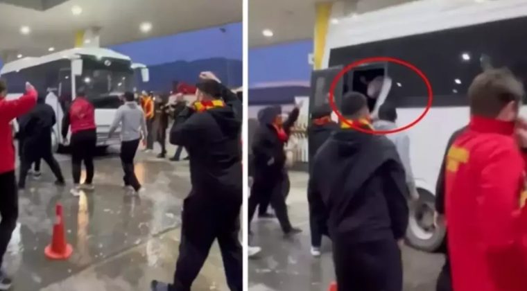 G&ouml;ztepe ve Beşiktaş taraftarları arasında gerginlik: Kılı&ccedil; &ccedil;ekildi!