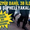 İ&ccedil;işleri Bakanlığı dev operasyonu duyurdu: İzmir dahil 38 ilde 298 ş&uuml;pheli yakalandı
