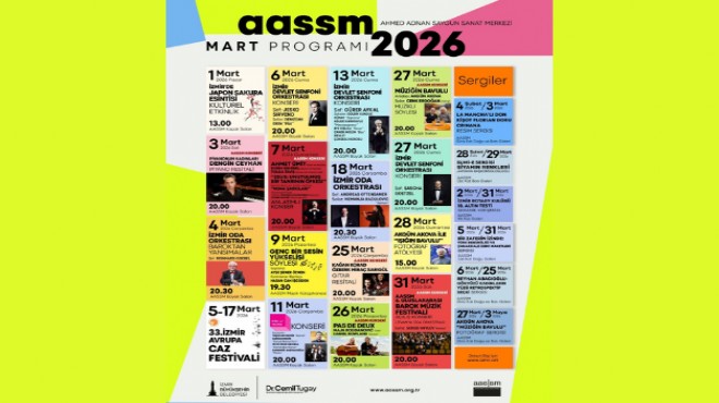 İzmir Bahara Sanatla 'Merhaba' Diyor!