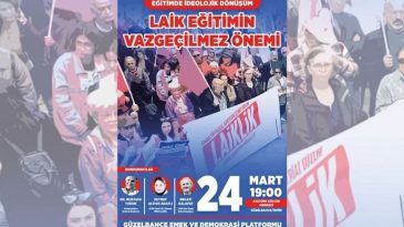 İzmir'de eğitim politikaları paneli: Laik eğitim ve m&uuml;fredat tartışmaları masaya yatırılacak